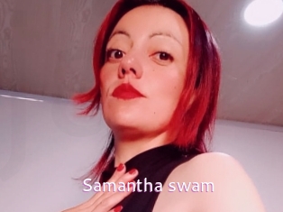 Samantha_swam